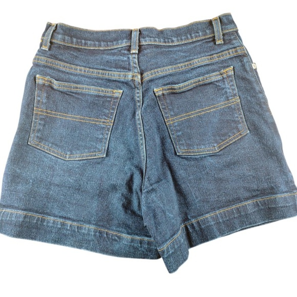 High Sierra Womens High Waisted Dark Wash Denim Shorts Blue Size 8 outdoor retro